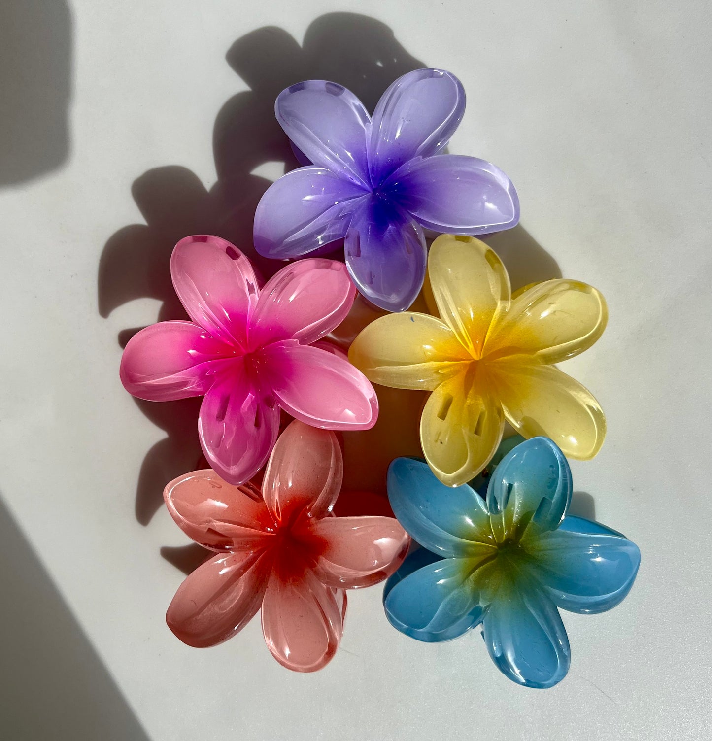 Flower Claw Clips