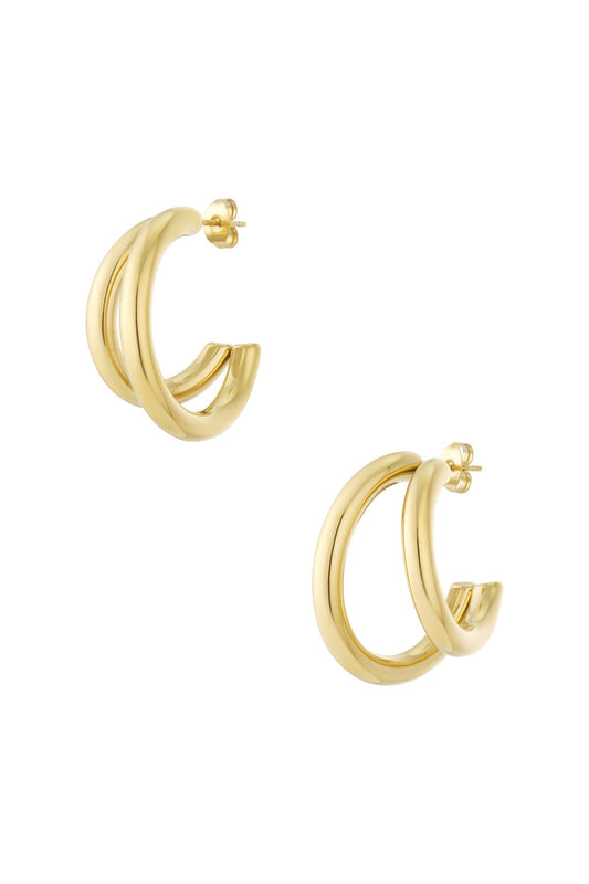 Shannon Double Hoop Earrings