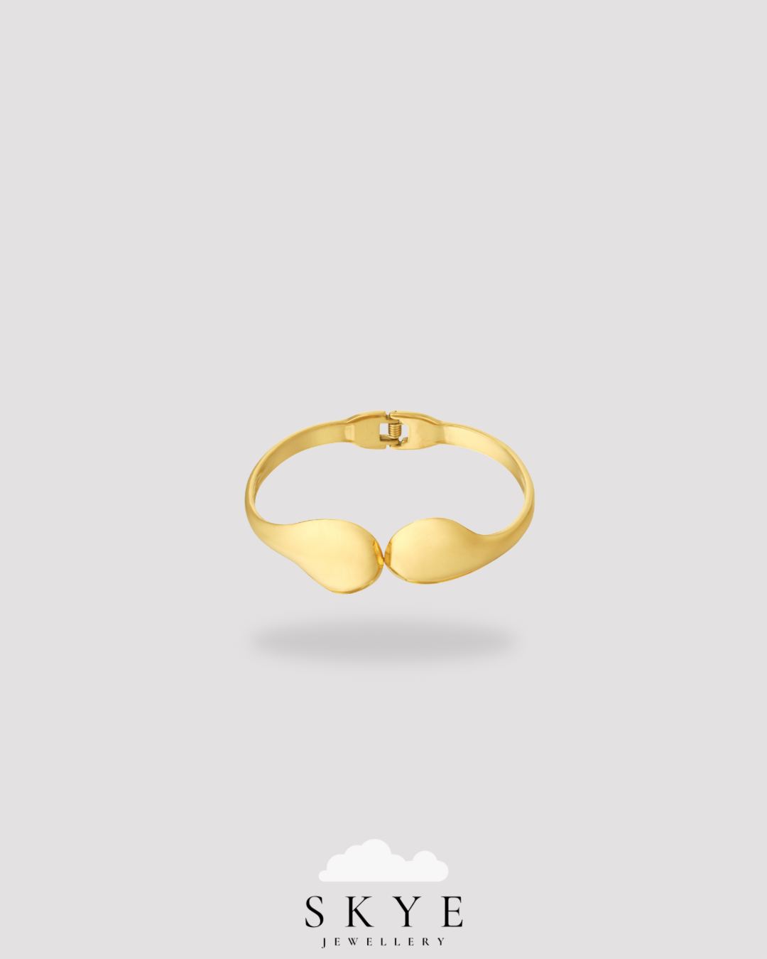 New York Teardrop Bangle Bracelet