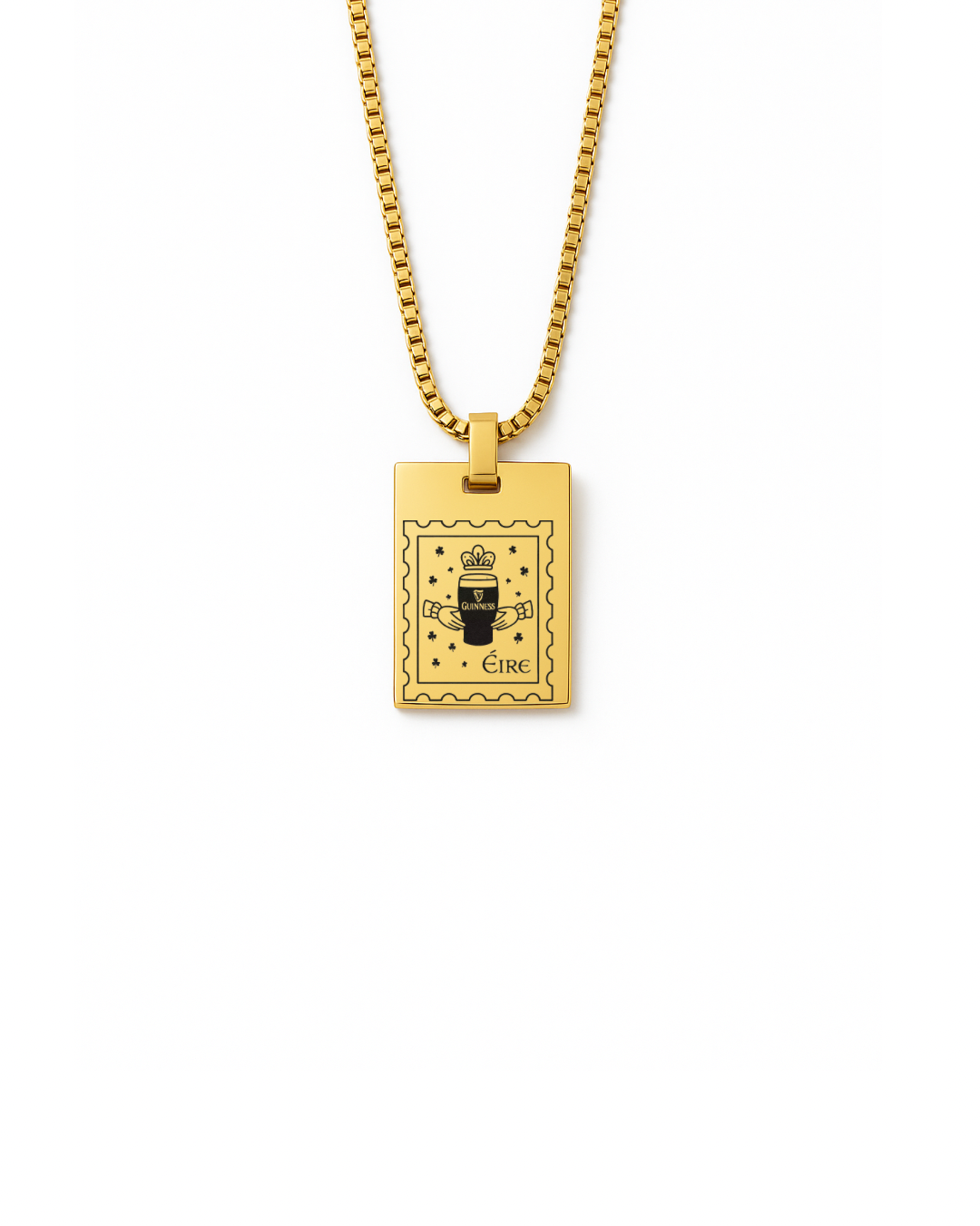 Claddagh Postcard Necklace