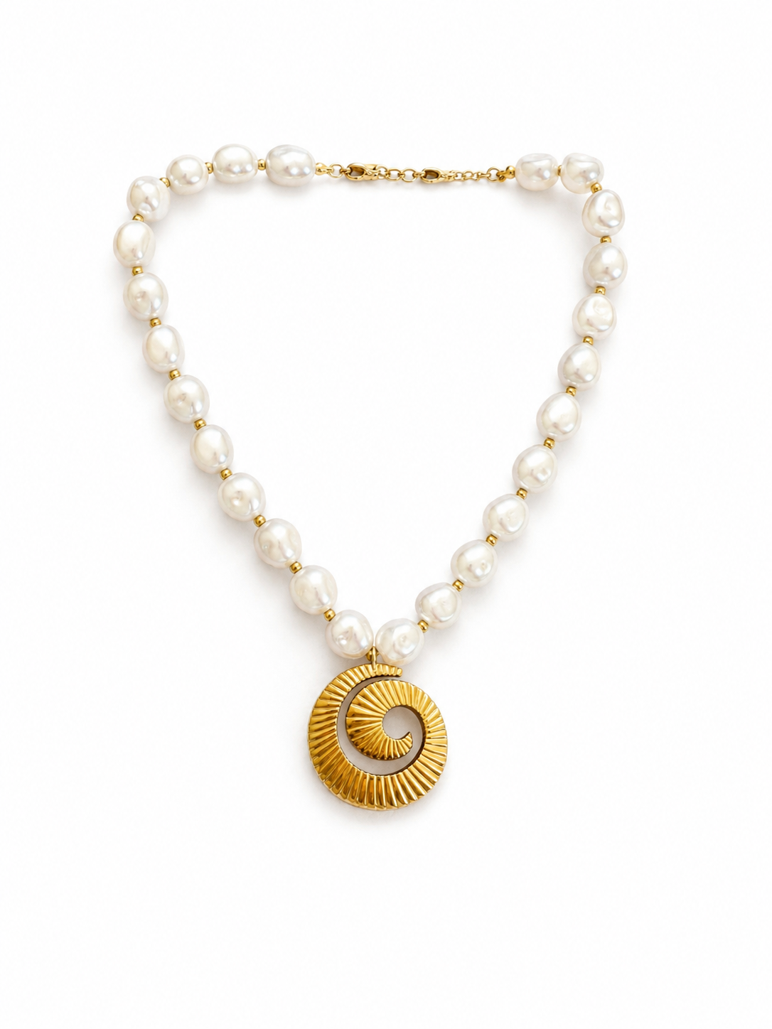 Bari Seashell Pearl Necklace