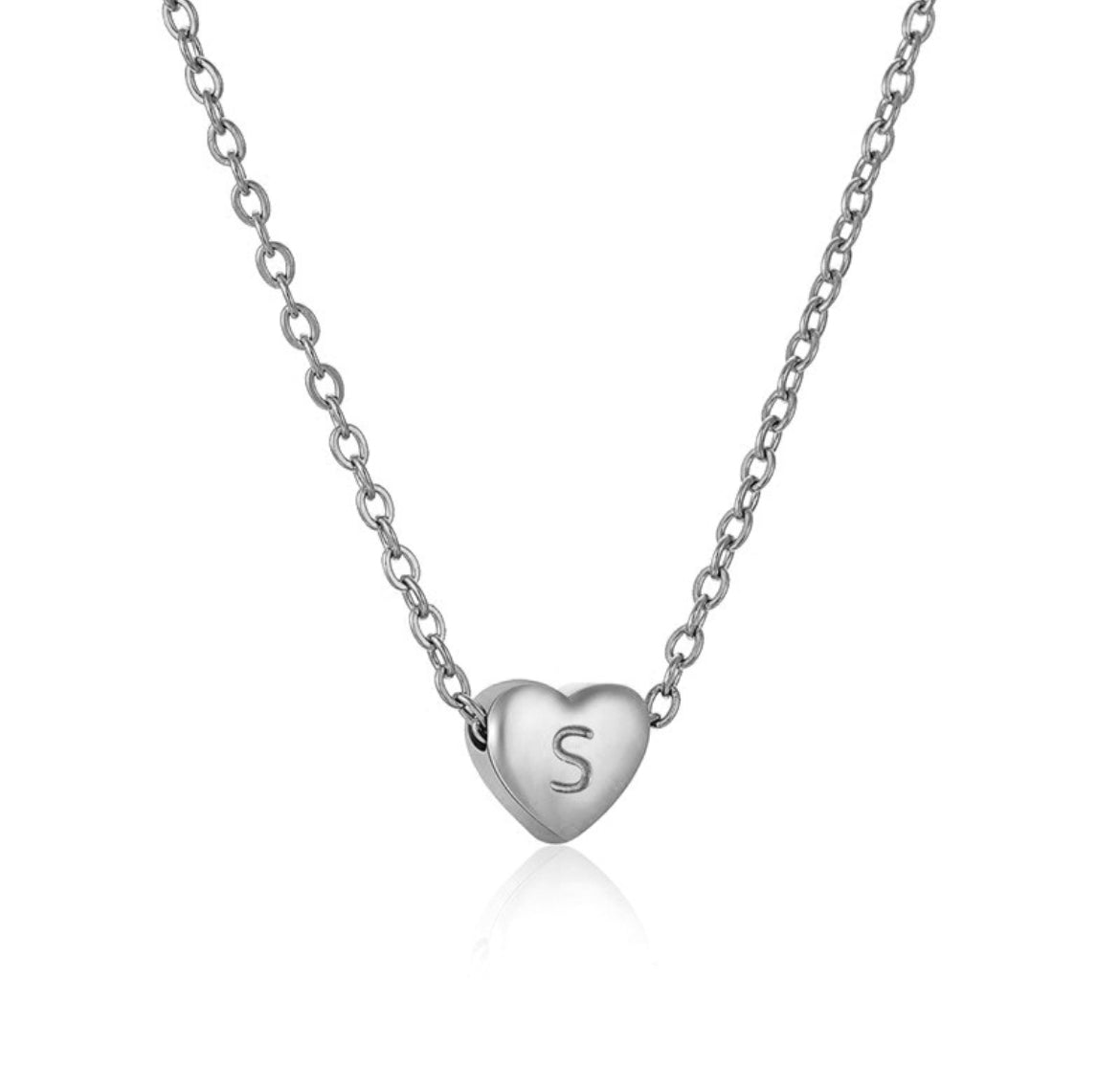 Engraved Initial Necklace