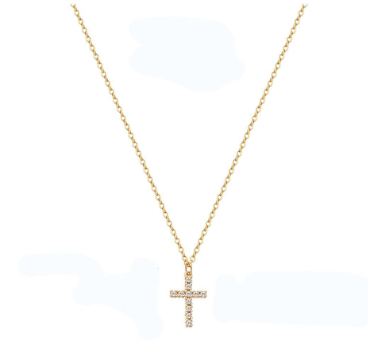 Sparking Cross Necklace