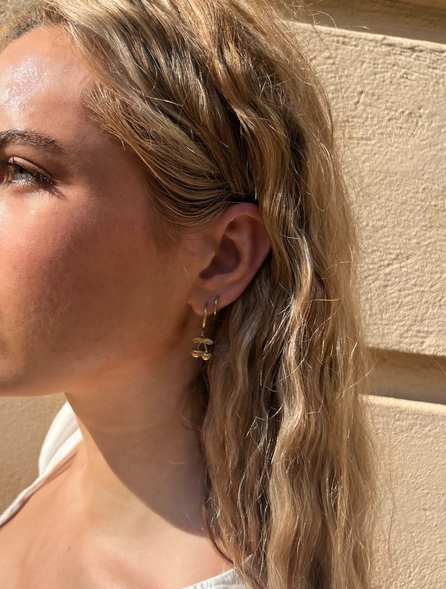 Edel Cherry Hoop Earrings