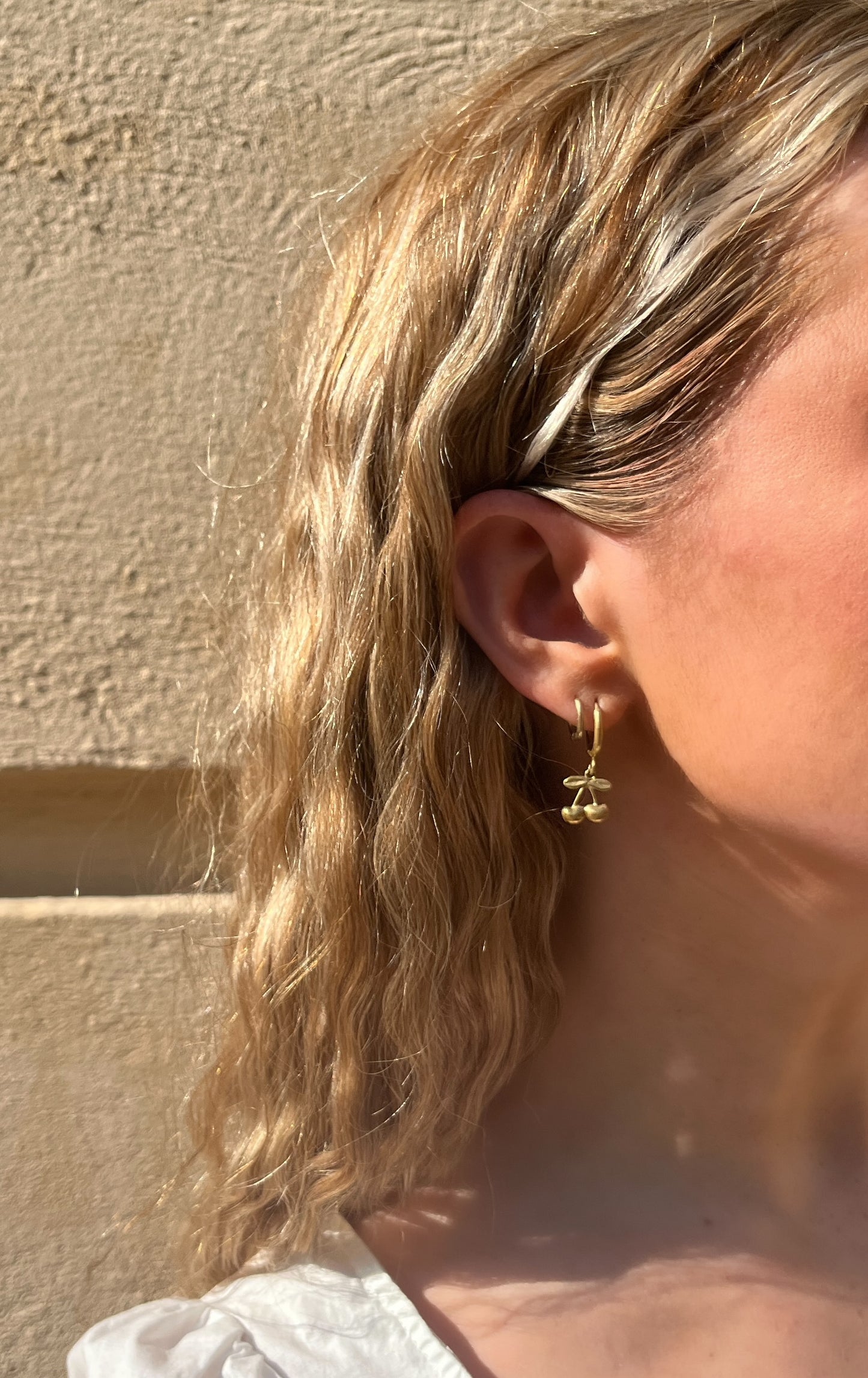 Edel Cherry Hoop Earrings