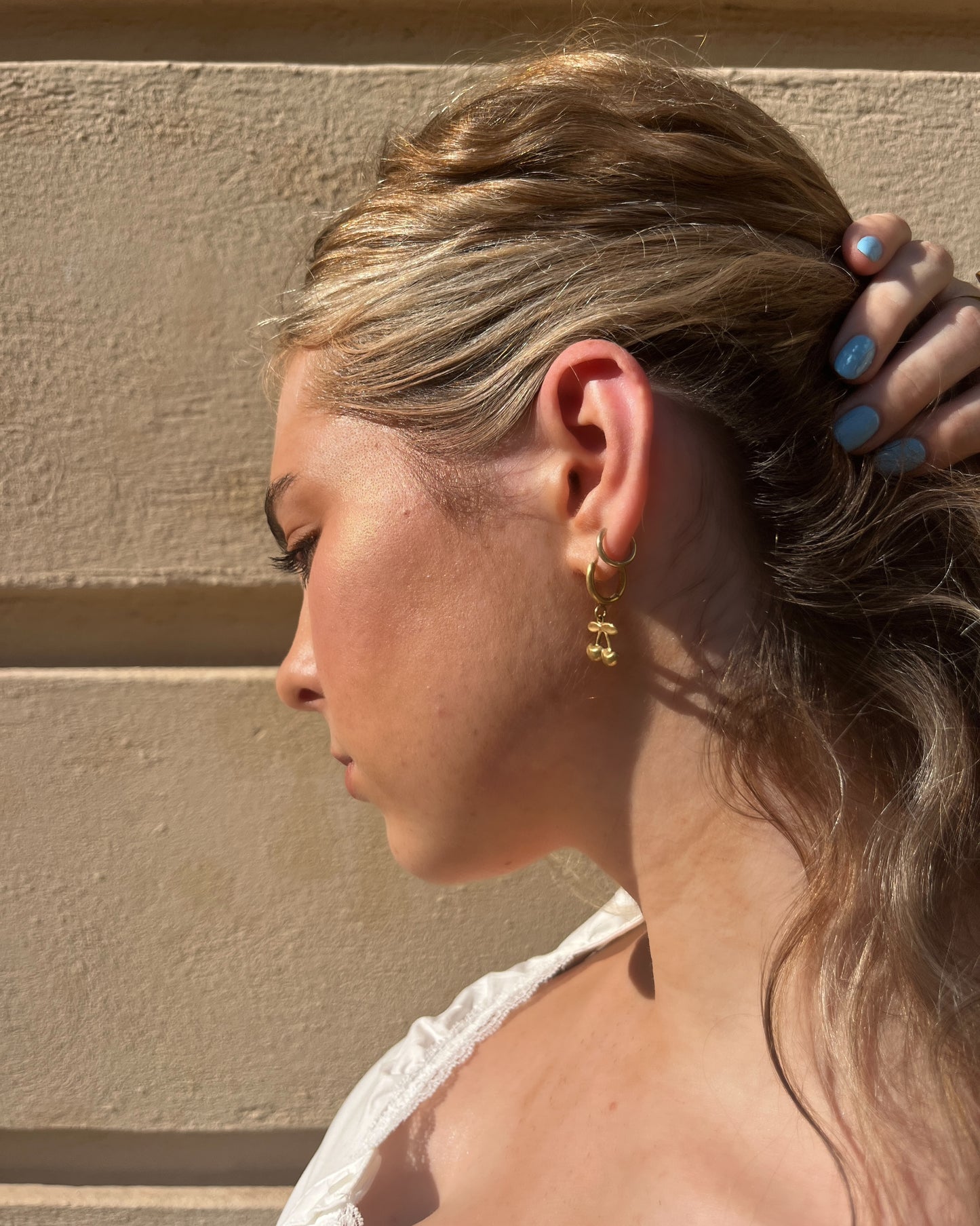 Edel Cherry Hoop Earrings