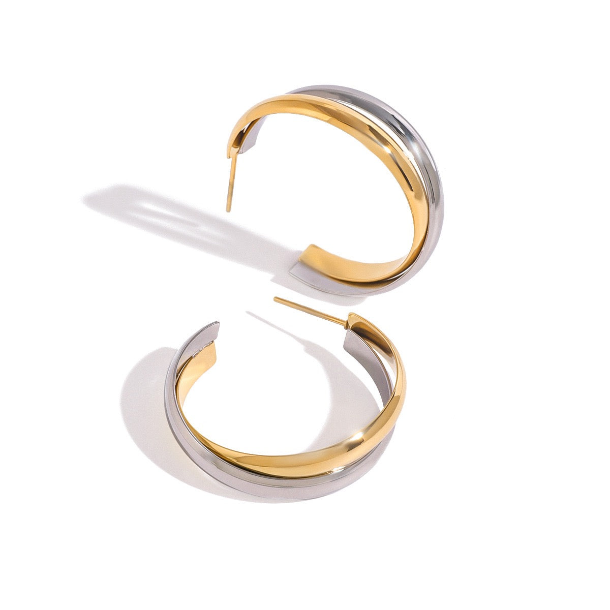 Ciara Two Tone Earring