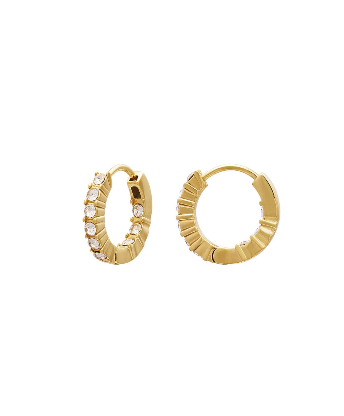 Zara Sparkle Zirconia Hoops