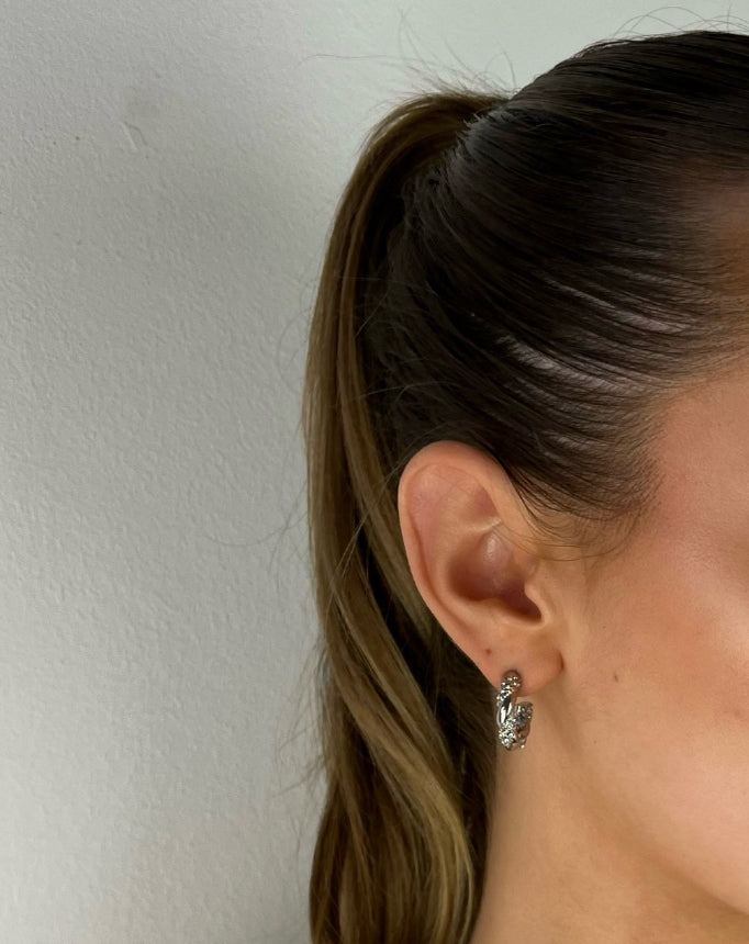 Isabella Sparkle Twist Hoops