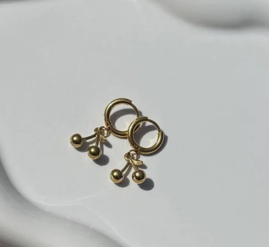Edel Cherry Hoop Earrings