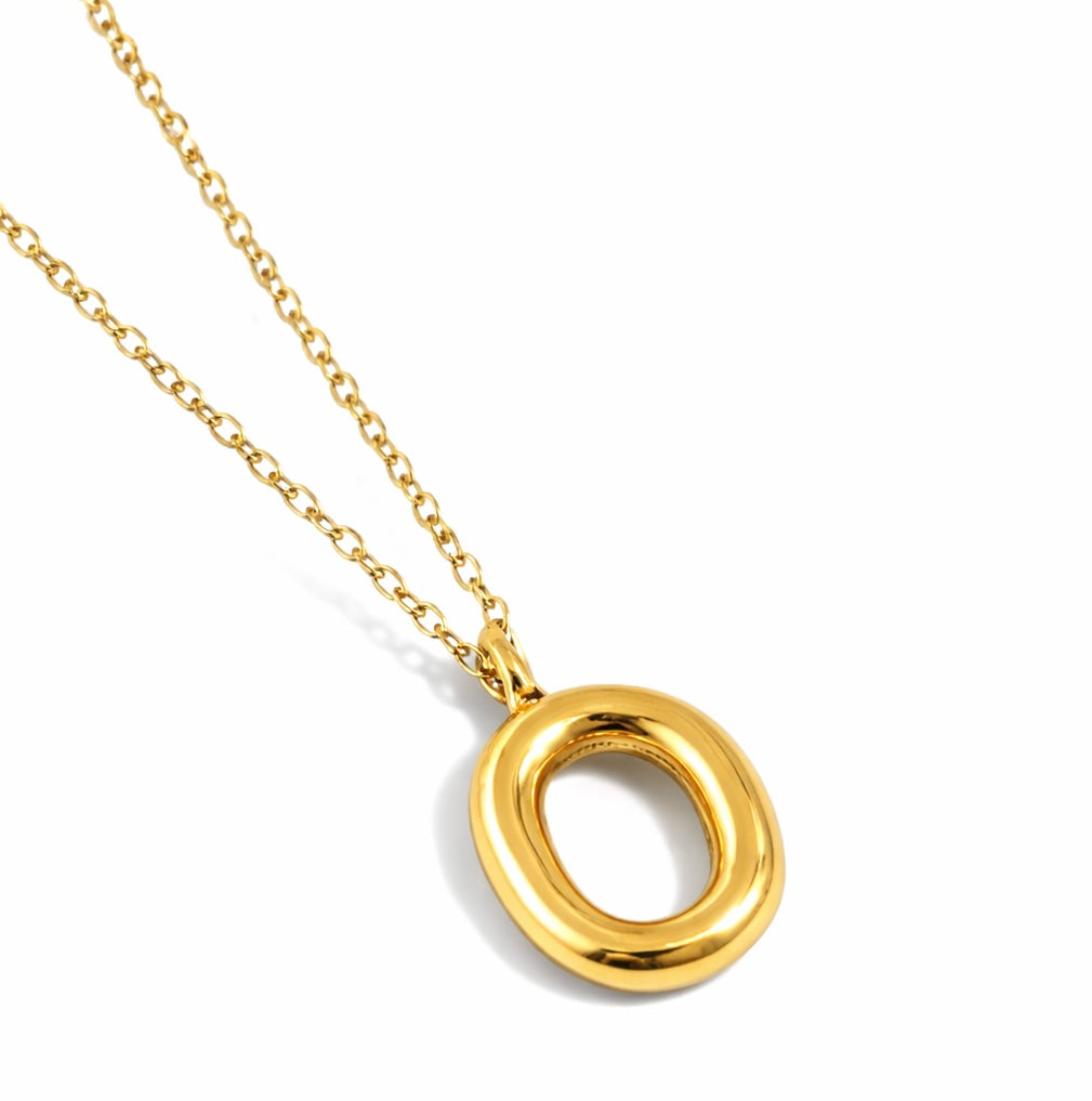 Bubble Inital Necklace