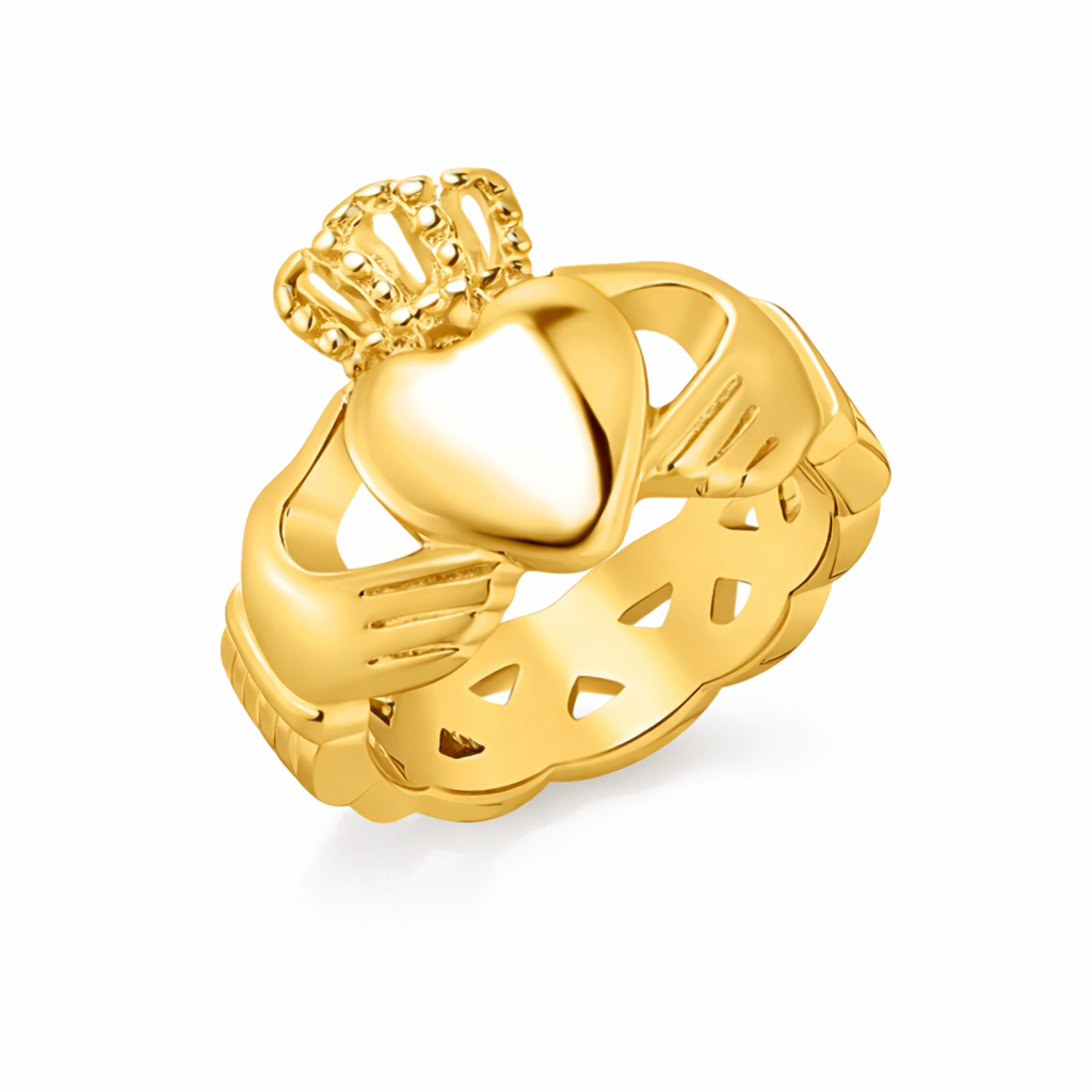 Chunky Claddagh Ring