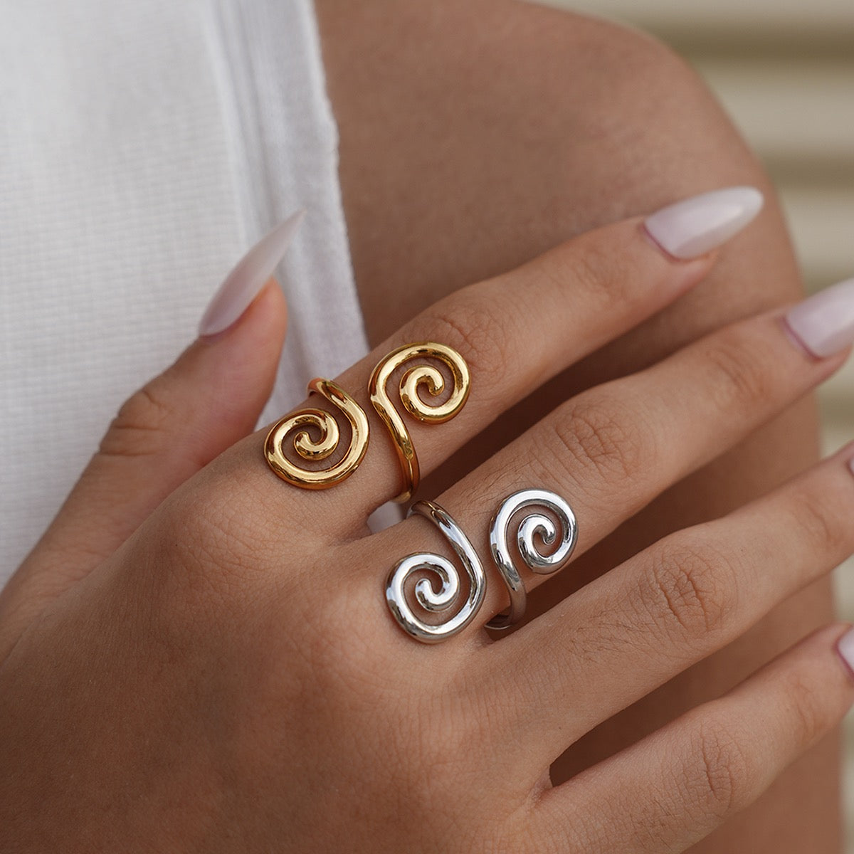 Galway Celtic Swirl Ring