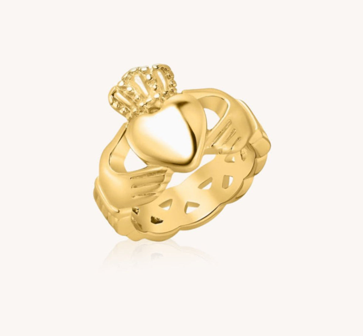 Chunky Claddagh Ring