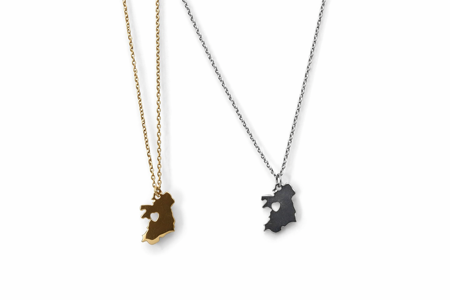 Out West | Éire Heart Map Necklace