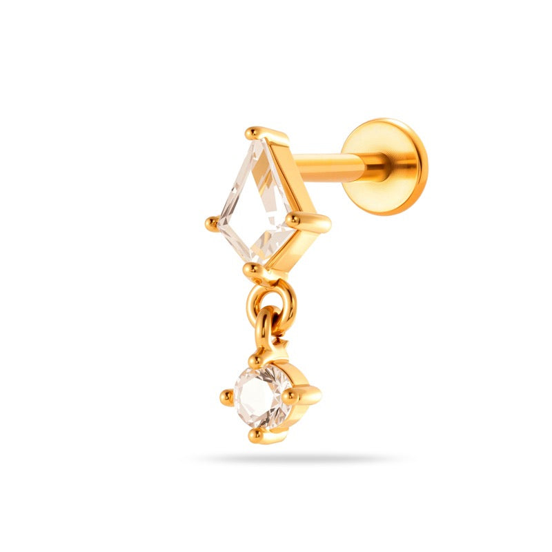 Tia Flat Back Earring