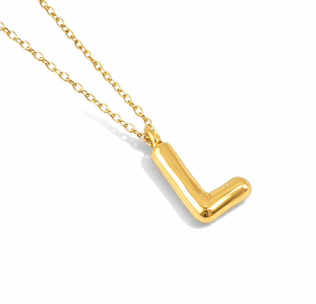 Bubble Inital Necklace