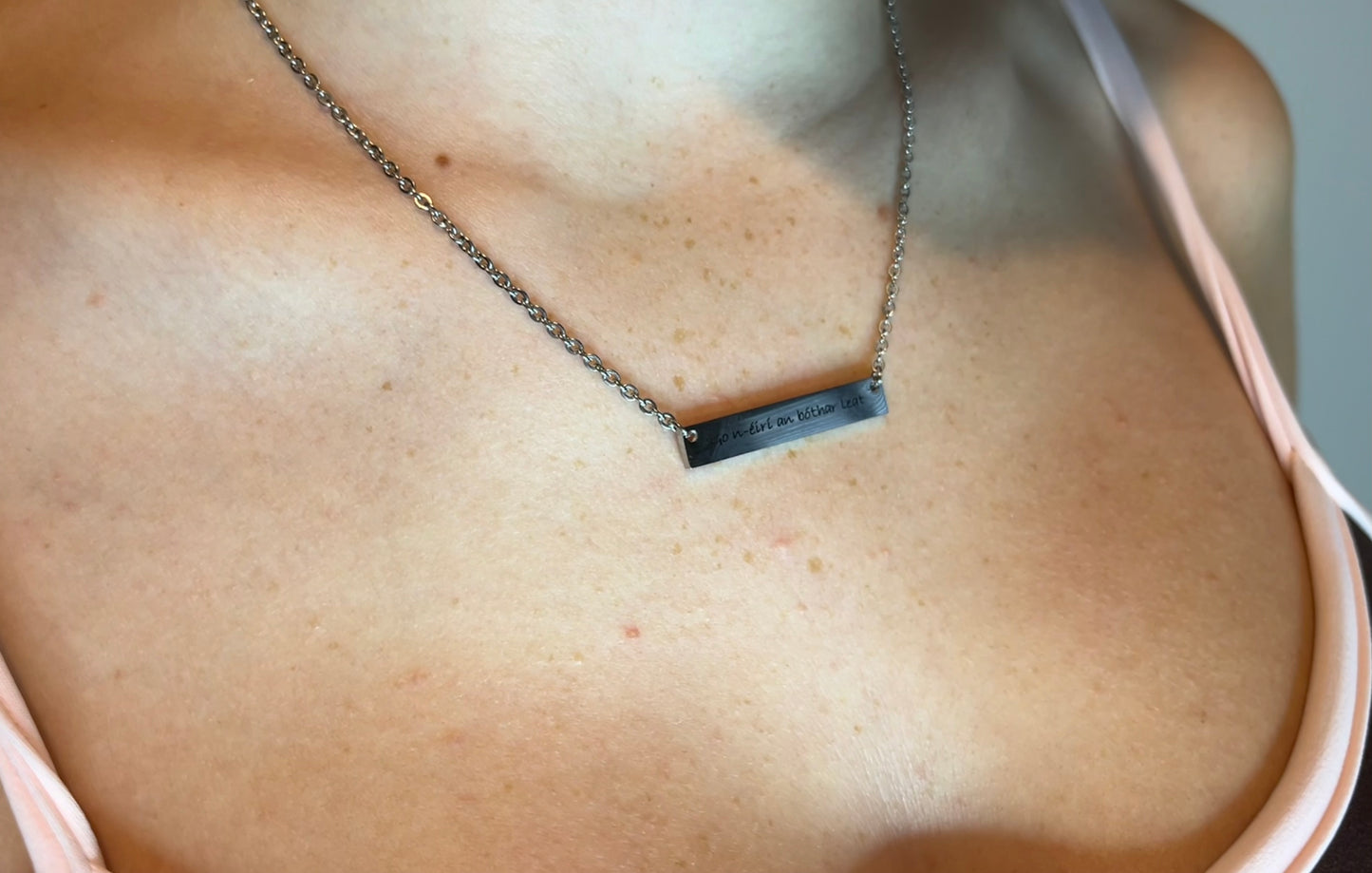 Go n-éírí an bóthar leat | Seanfhocial Necklace