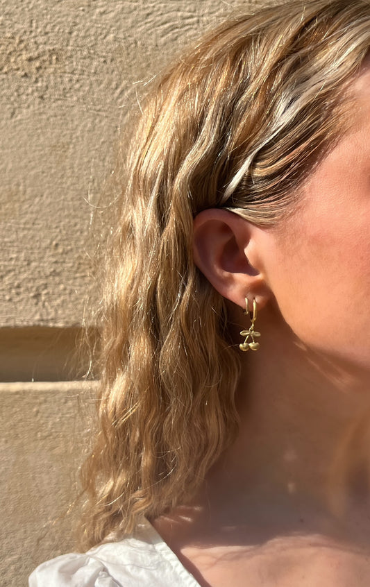 Edel Cherry Hoop Earrings