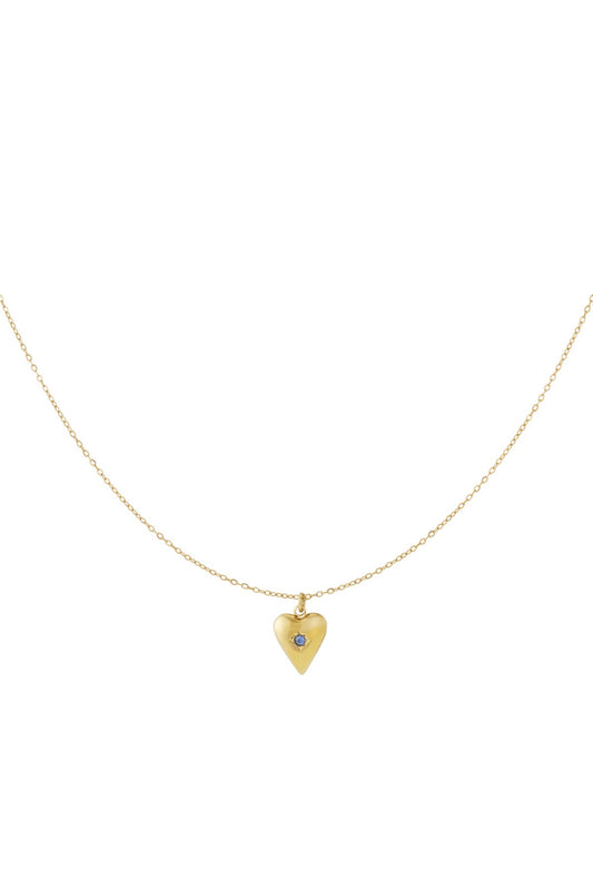 Maria Heart Necklace