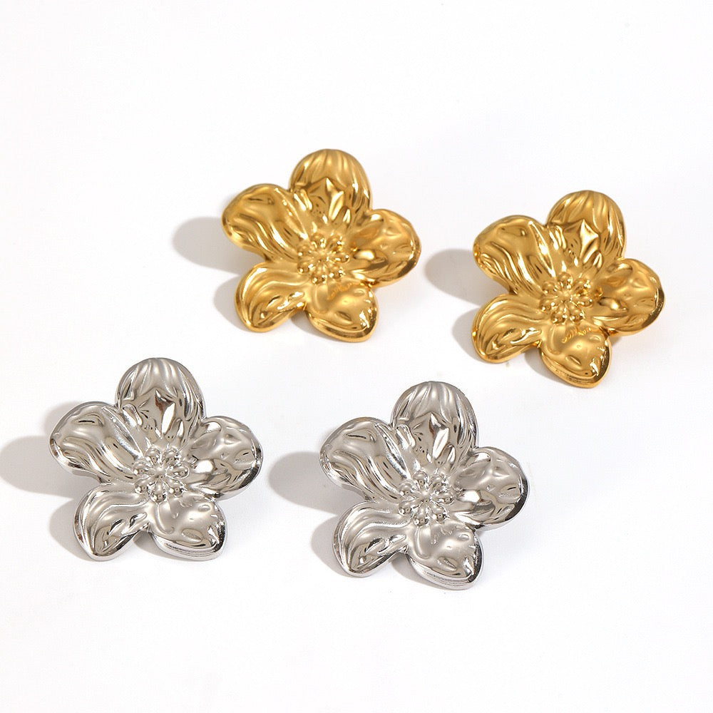 Faith Flower Earrings