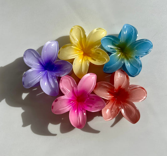 Flower Claw Clips
