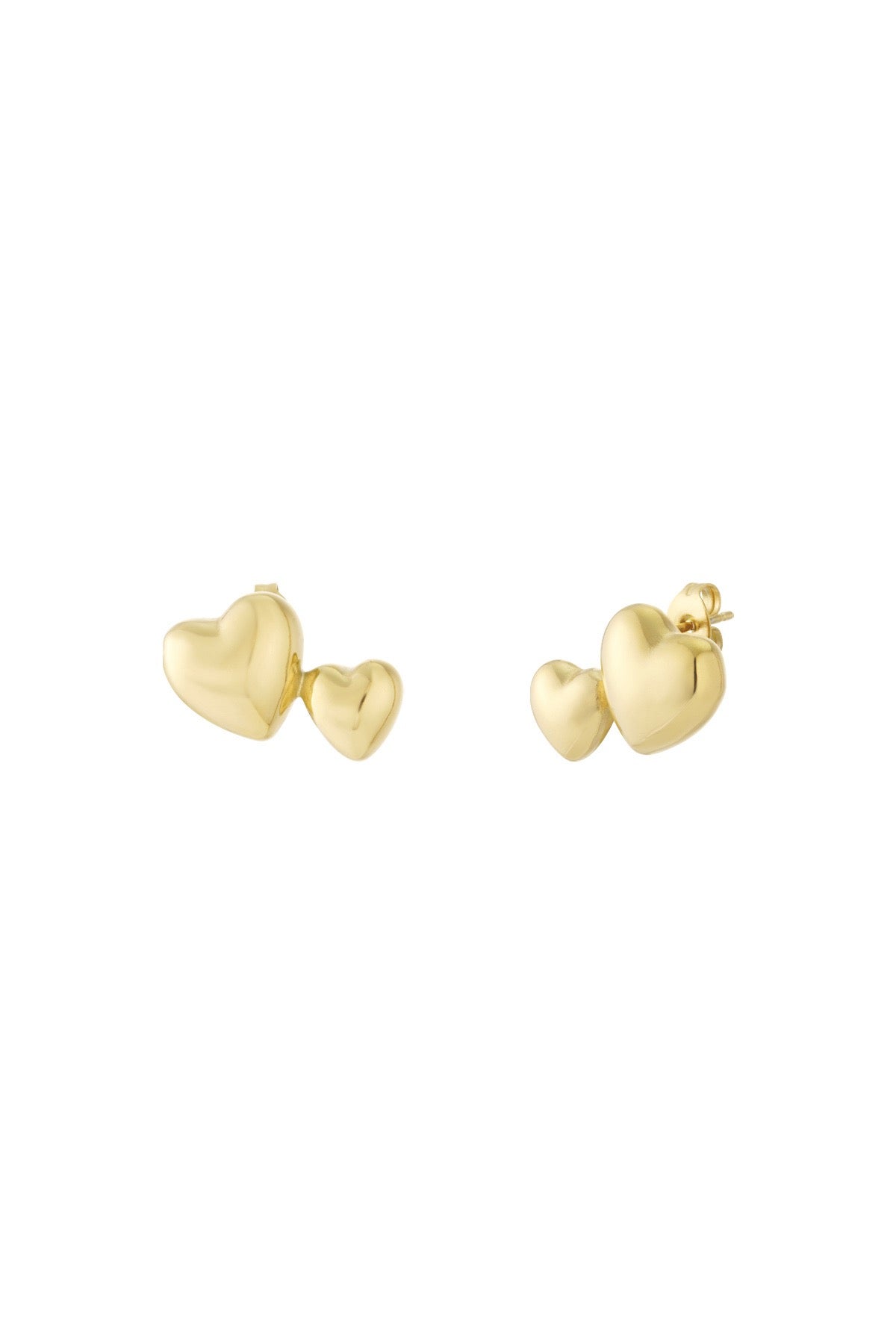 Darcy Heart Stud Earrings